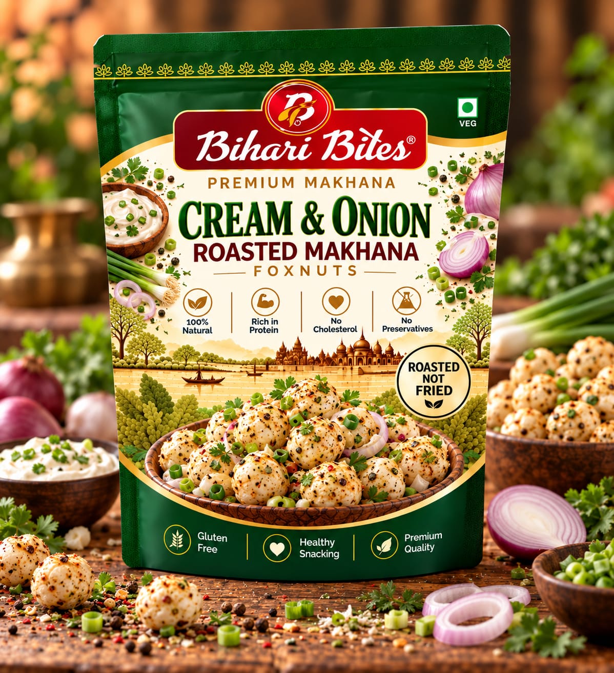 Cream Onion Roasted Makhana