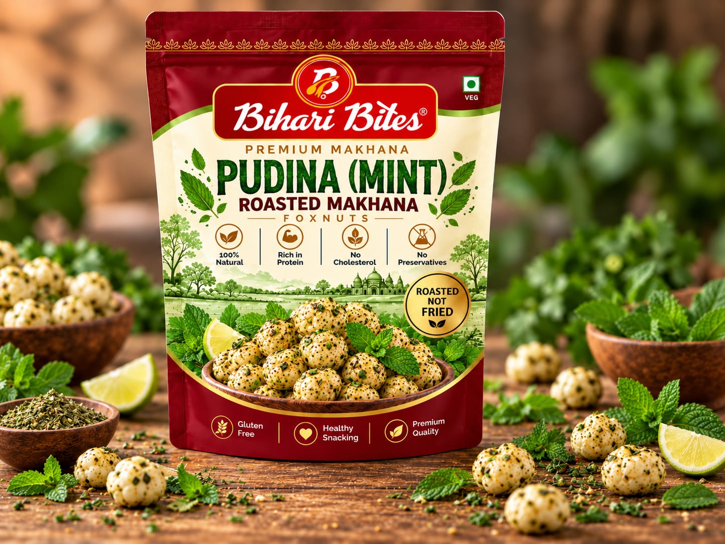Mint Roasted Makhana